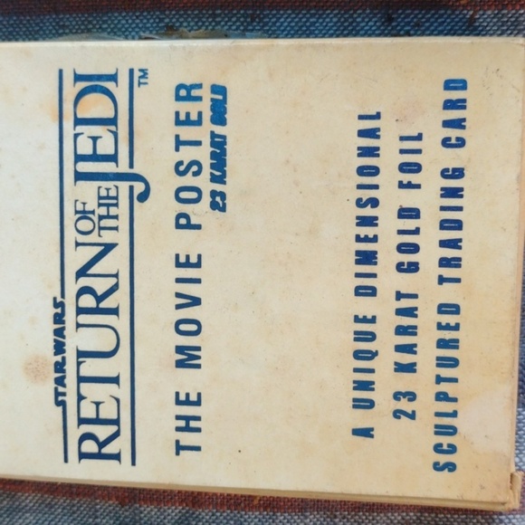 23KT Gold Sculptured Trading Card Star Wars 1996(Mint) - Picture 2 of 3